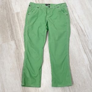 Polo Jeans Company Ralph Lauren Green Low Rise Capri Pants